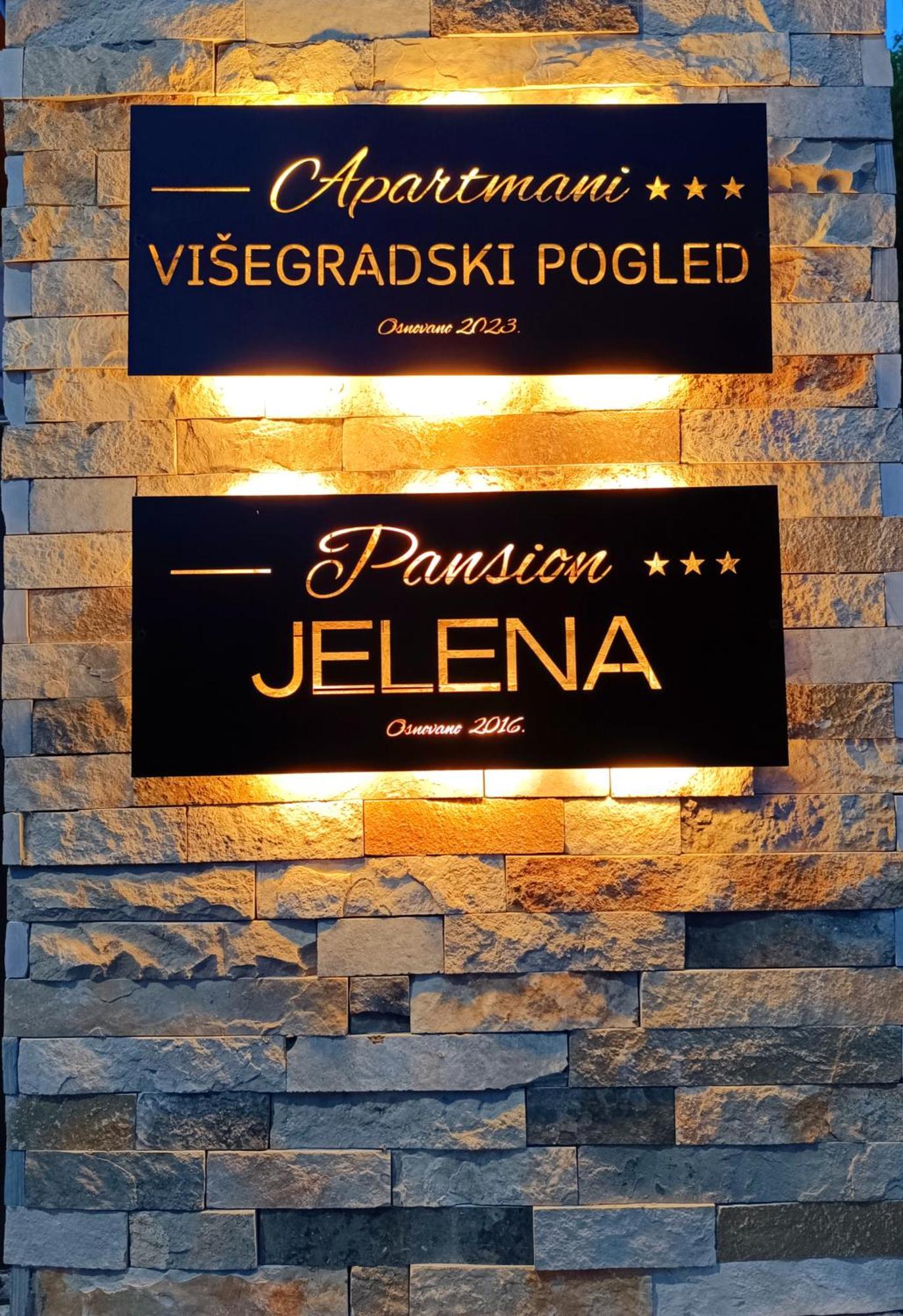 Apartmani Visegradski Pogled Eksteriør billede